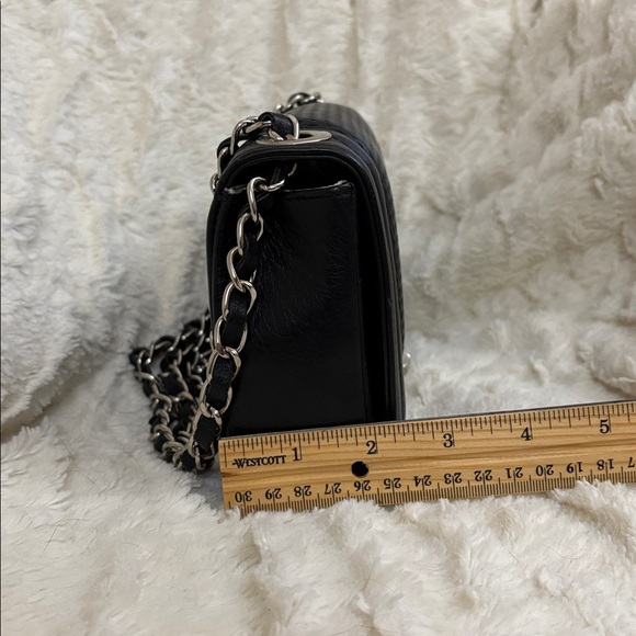 Valentino by Mario Valentino Black Crossbody with Dust Bag - Picture 16 of 16